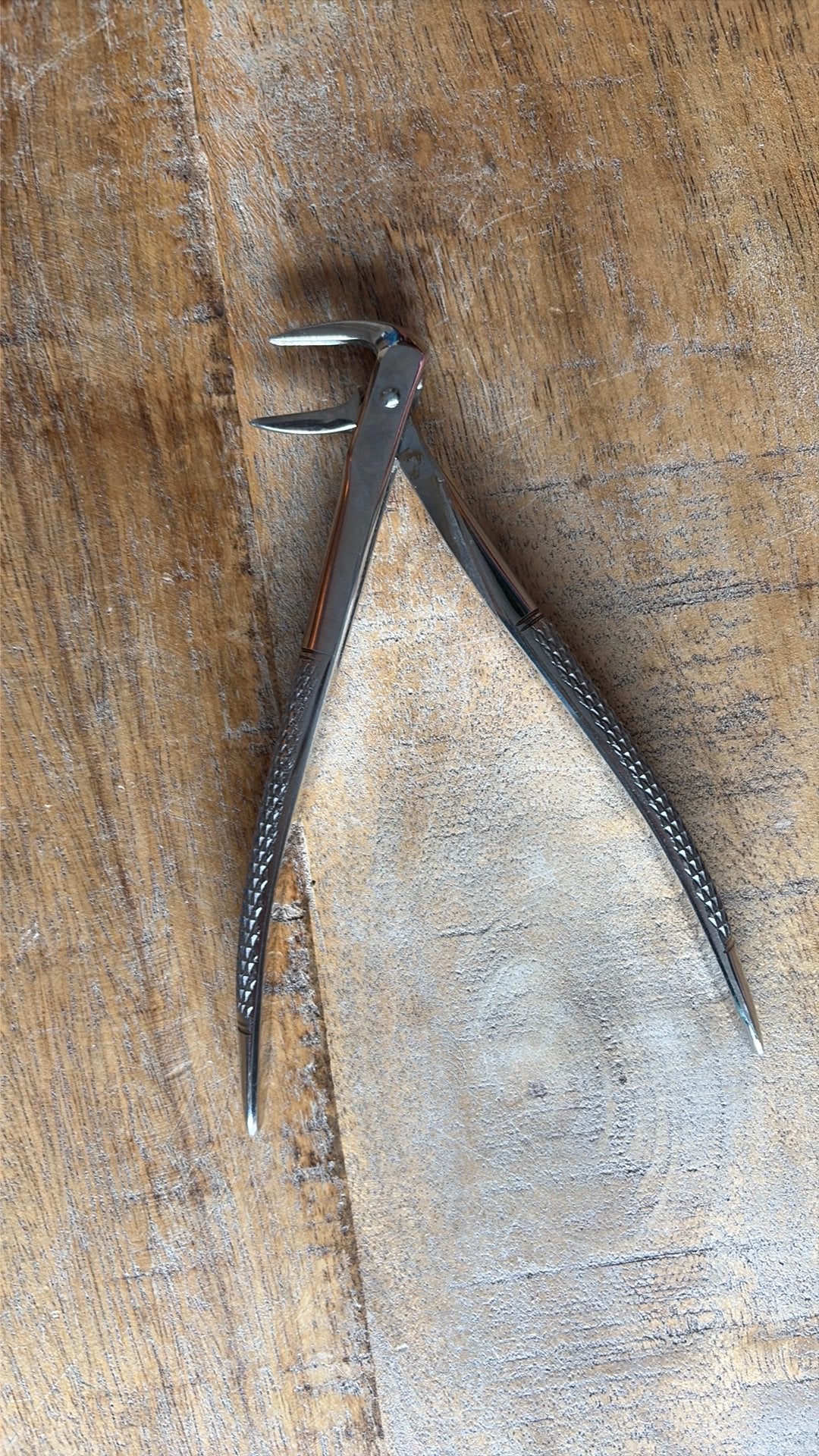 Vintage tandartstang - Antiek medisch instrument, Ophalen of Verzenden