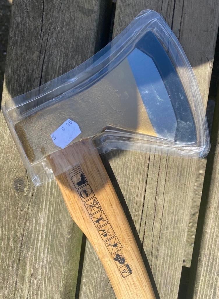 10x Nieuwe Handbijl met Houten Steel - Ideaal voor Tuin en H, Tuin en Terras, Hand-tuingereedschap, Onbekend, Nieuw, Ophalen of Verzenden
