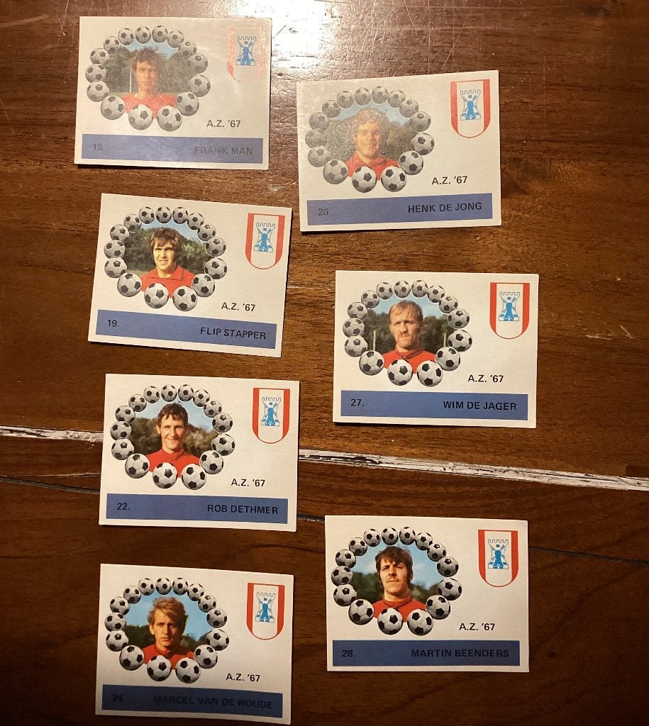 Monty Gum Eredivisie voetbal plaatjes 1971, Ophalen of Verzenden, Gebruikt