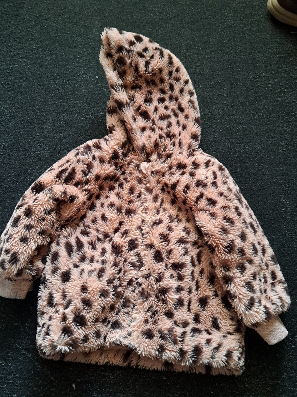 super mooie panterprint baby winterjas maat 92, Ophalen of Verzenden, Zo goed als nieuw, Meisje