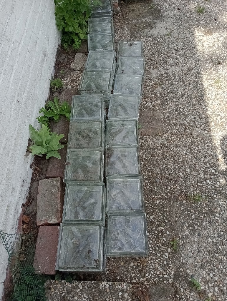 glasblokken, Ophalen, Gebruikt, Minder dan 80 cm, Minder dan 80 cm