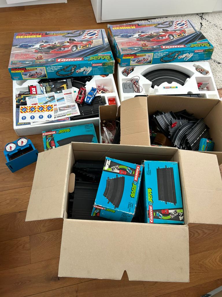 Grote Carrera Servo Racebaan Collectie met Auto's, Ophalen, Carrera, Elektrisch, Racebaan