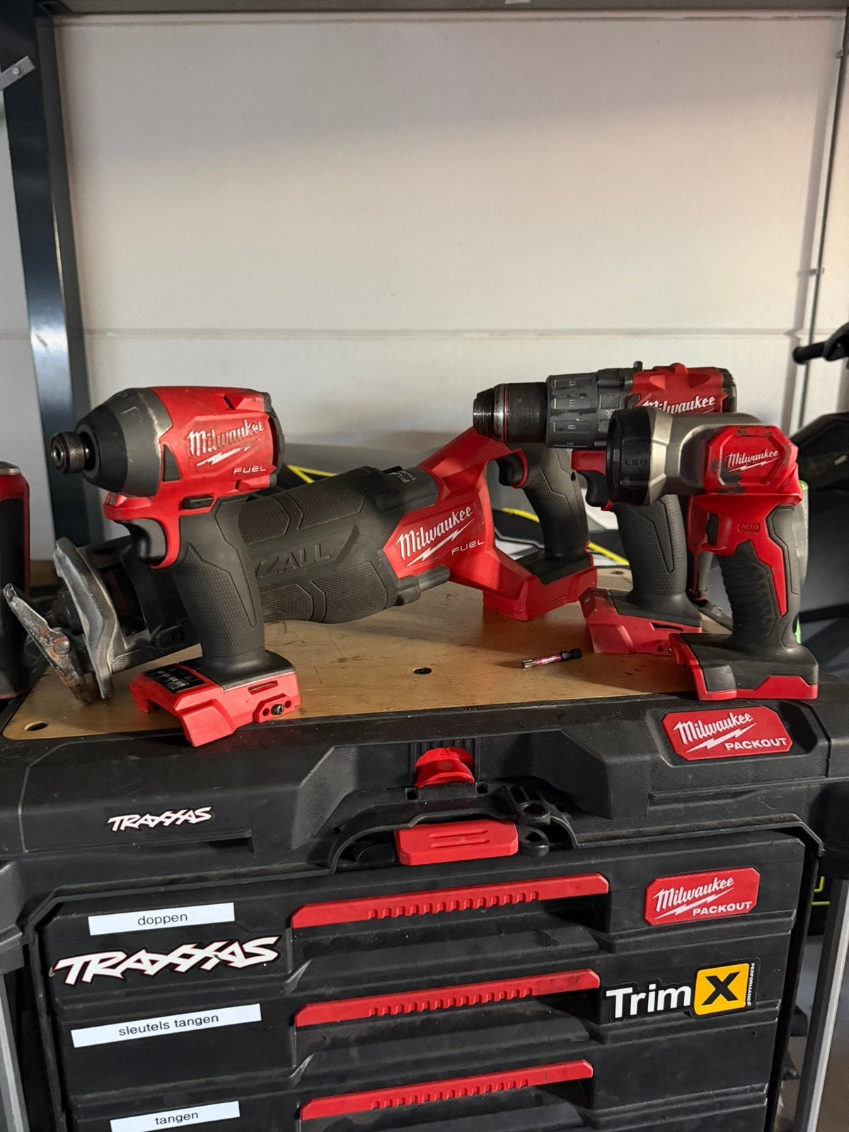 Milwaukee m18 gereedschap, Ophalen of Verzenden, Zo goed als nieuw