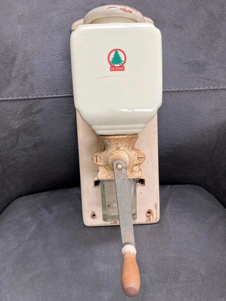 Vintage koffiemolen De Spar - wandkoffiemolen, Ophalen of Verzenden