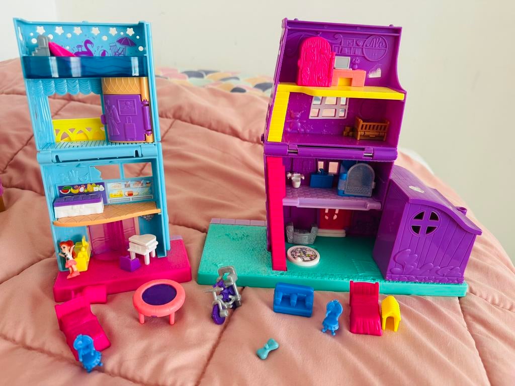 Polly pocket huisjes, Ophalen, Zo goed als nieuw, Poppenhuis