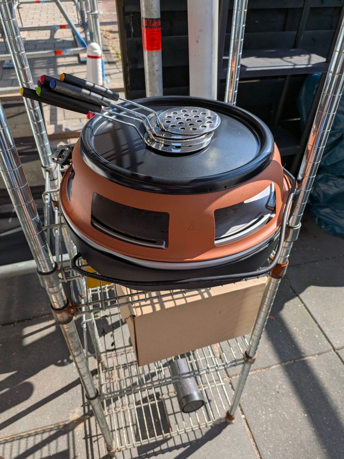 Blumill Pizza Oven met Gourmet Plaat - Zo goed als nieuw, Tuin en Terras, Pizzaovens, Ophalen, Zo goed als nieuw, Blumill