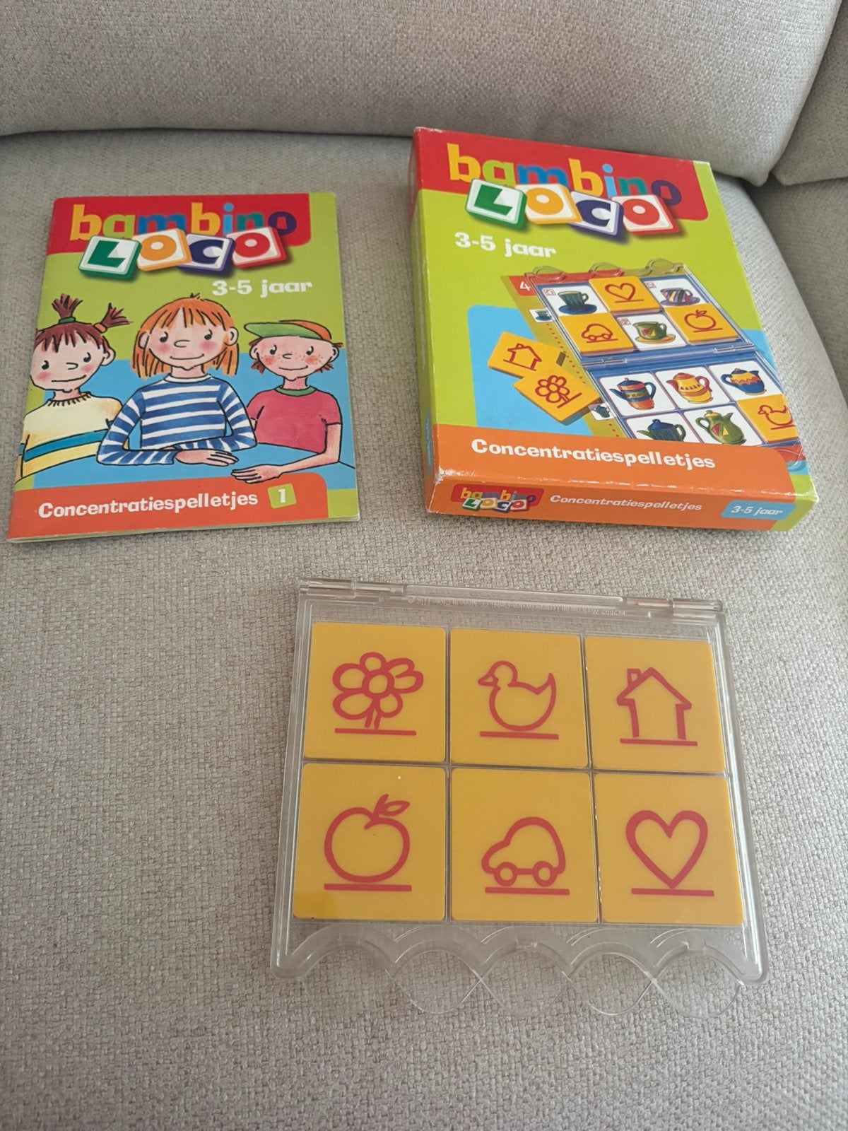 Bambino loco mini Concentratiespelletjes 3-5 jaar, Kinderen en Baby's, Ophalen of Verzenden, Gebruikt