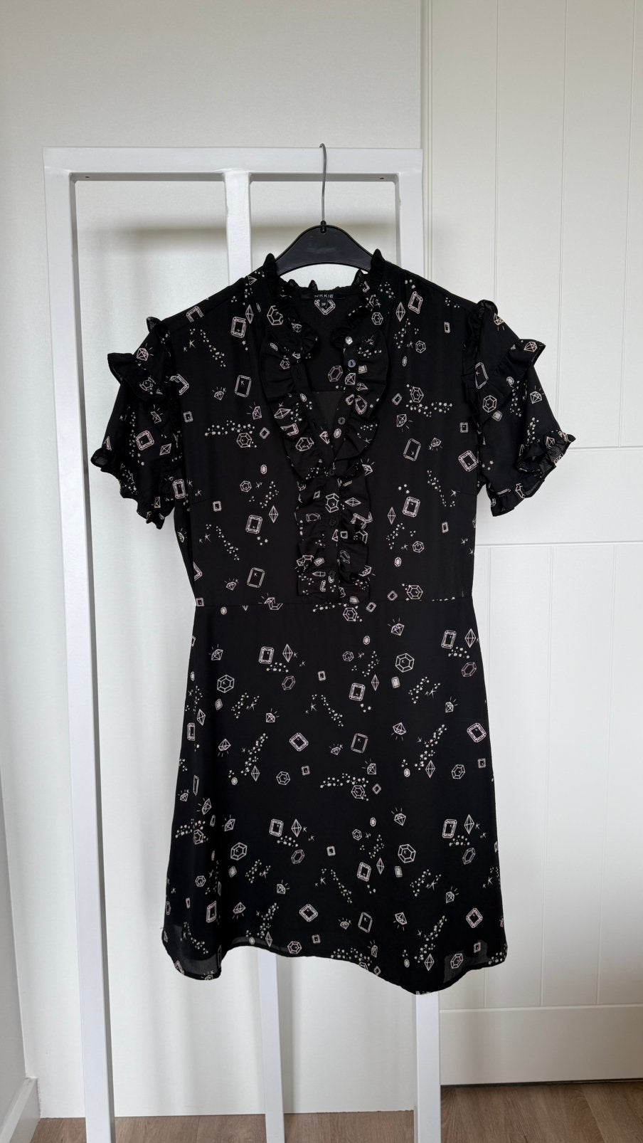 Nikkie Blouse Jurk Maat 38 - Zo goed als nieuw!, Maat 38/40 (M), Zwart, Ophalen of Verzenden, Zo goed als nieuw