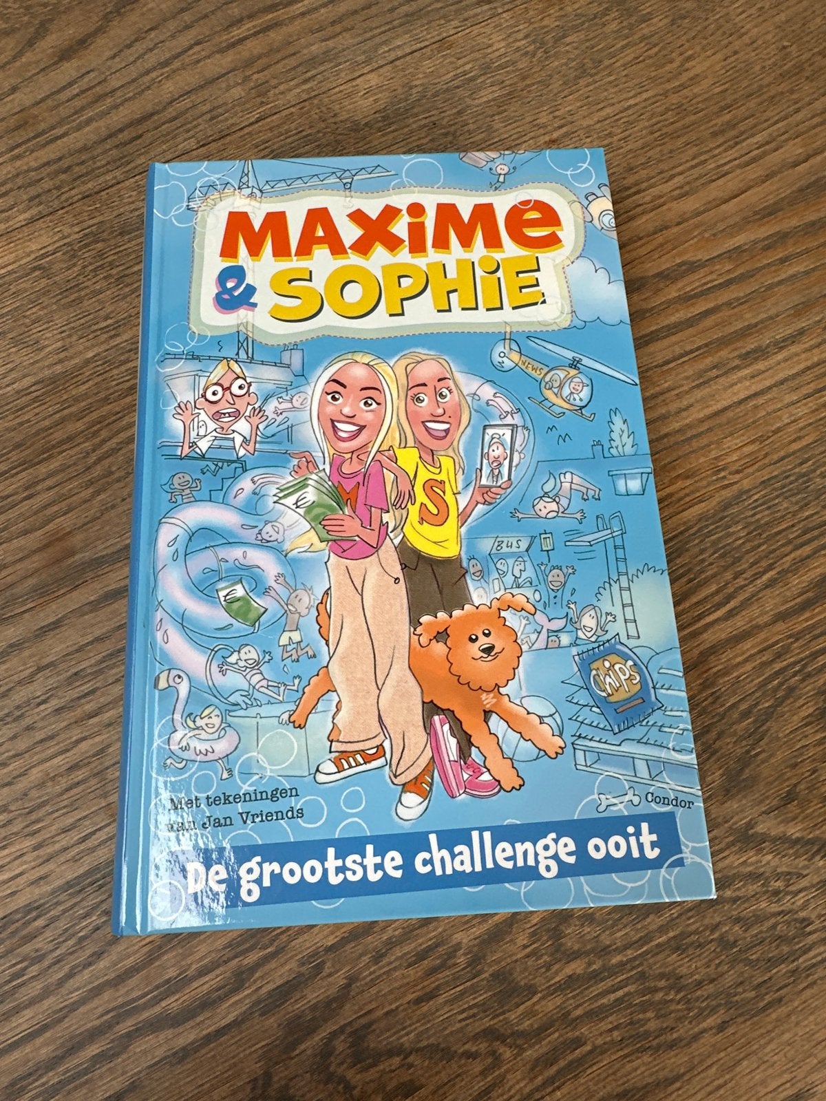 Maxime & Sophie: De grootste challenge ooit (kinderboek), Boeken, Ophalen, Zo goed als nieuw, Fictie