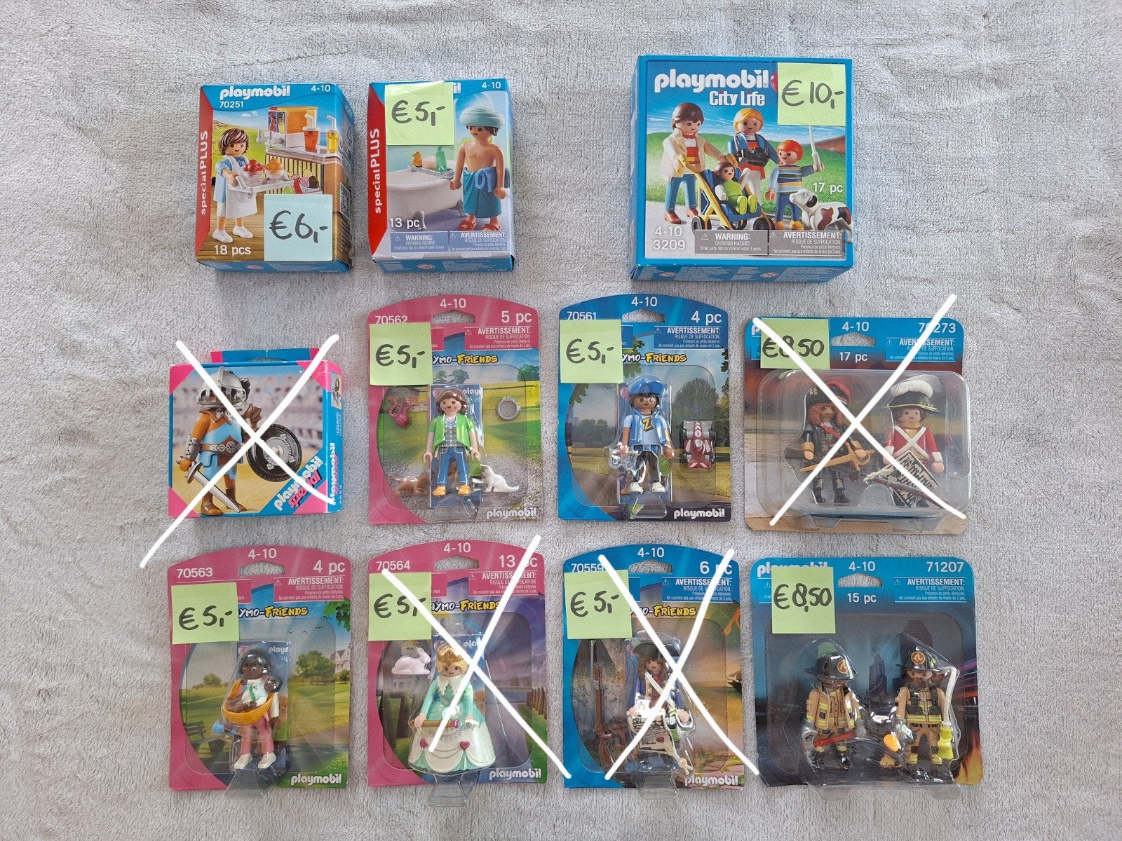 diverse sets playmobil tbv goed doel, Ophalen of Verzenden, Nieuw