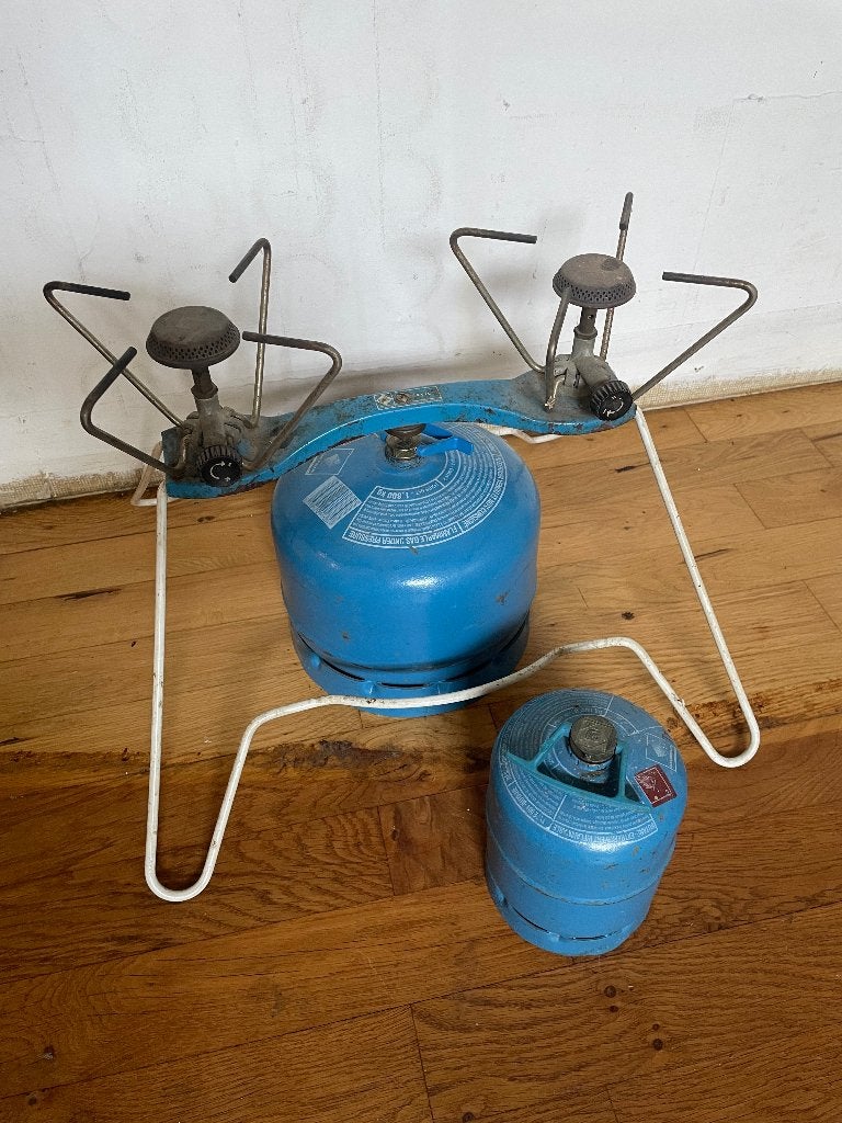 Campingaz set, Ophalen, Gebruikt