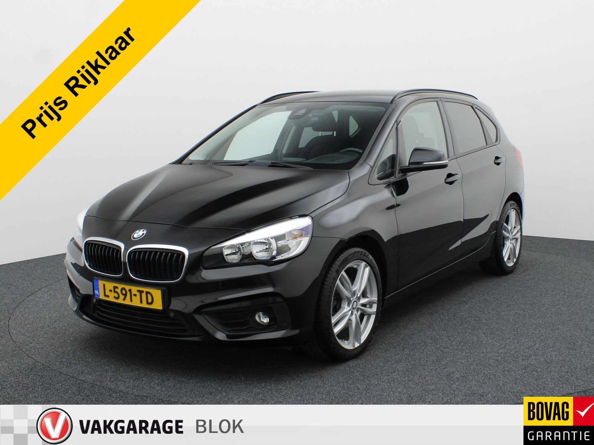 BMW 2 Serie Active Tourer 218i Business | 18'' | Parkeersens, Auto's, 12 maanden, Gebruikt, Zwart, Bedrijf