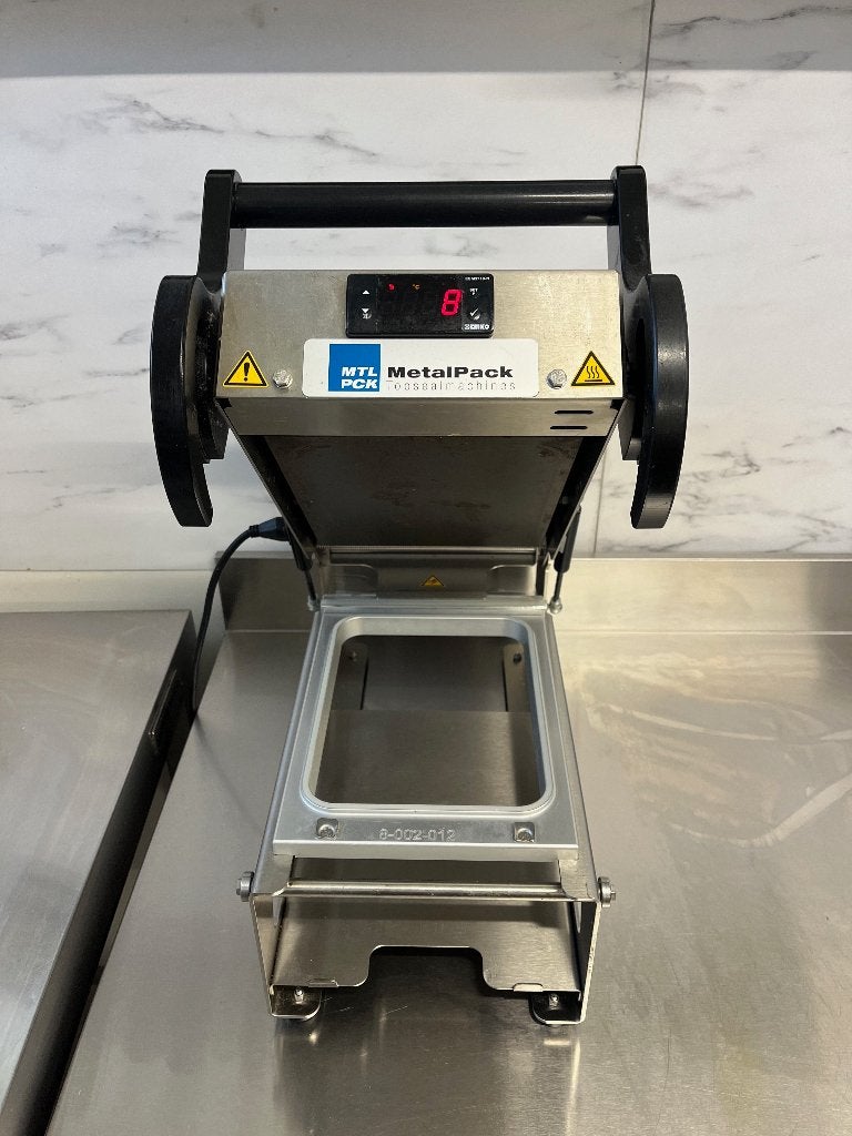 Top seal machine Metalpack, Overige typen, Ophalen, Zo goed als nieuw, Metaal