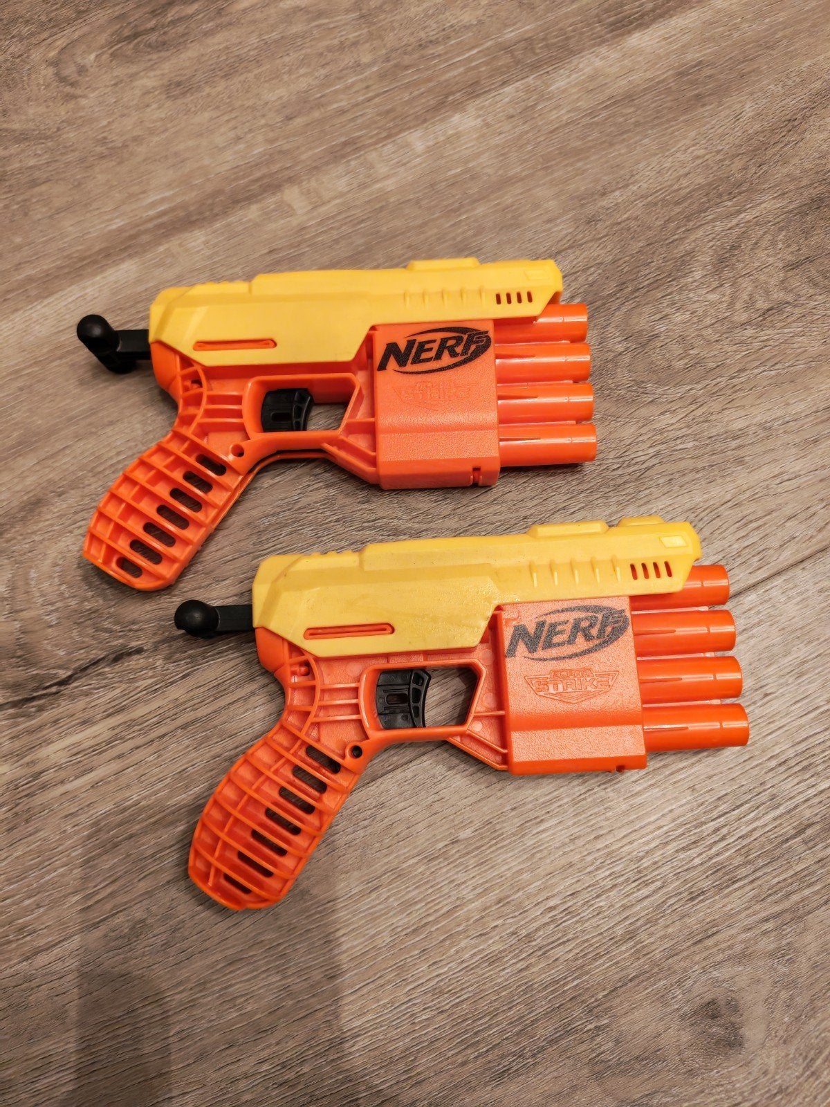 2x Nerf Elite 2.0 Volt Blaster - Oranje/Geel, Ophalen of Verzenden, Zo goed als nieuw, Jongen of Meisje