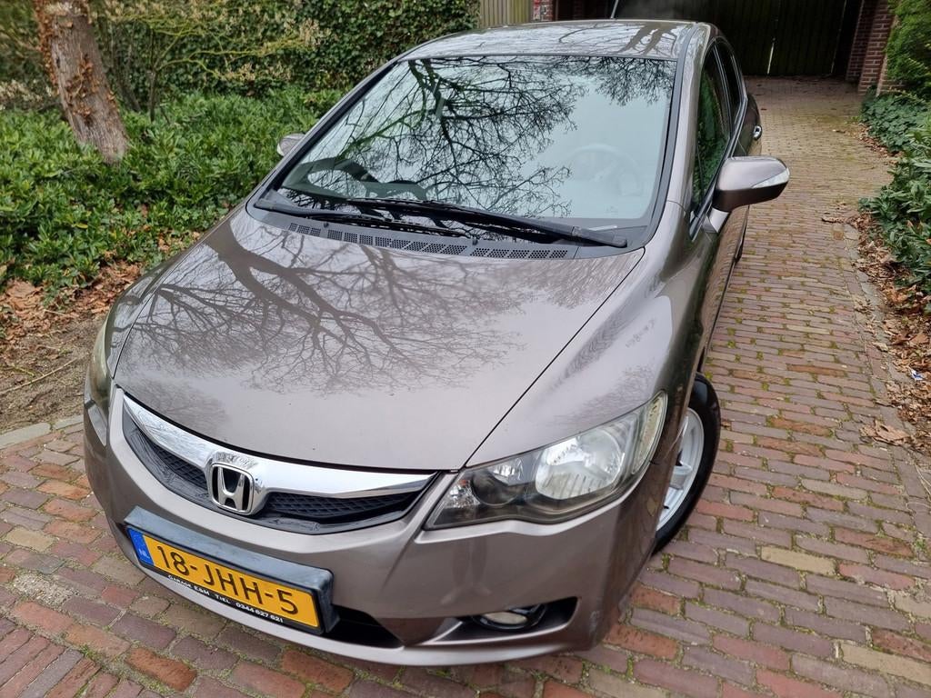 Honda Civic 1.3 Hybrid Zwart Leder EXPORT/HANDEL, Auto's, Honda, Gebruikt, Bedrijf, Hybride Elektrisch/Benzine, 22 km/l