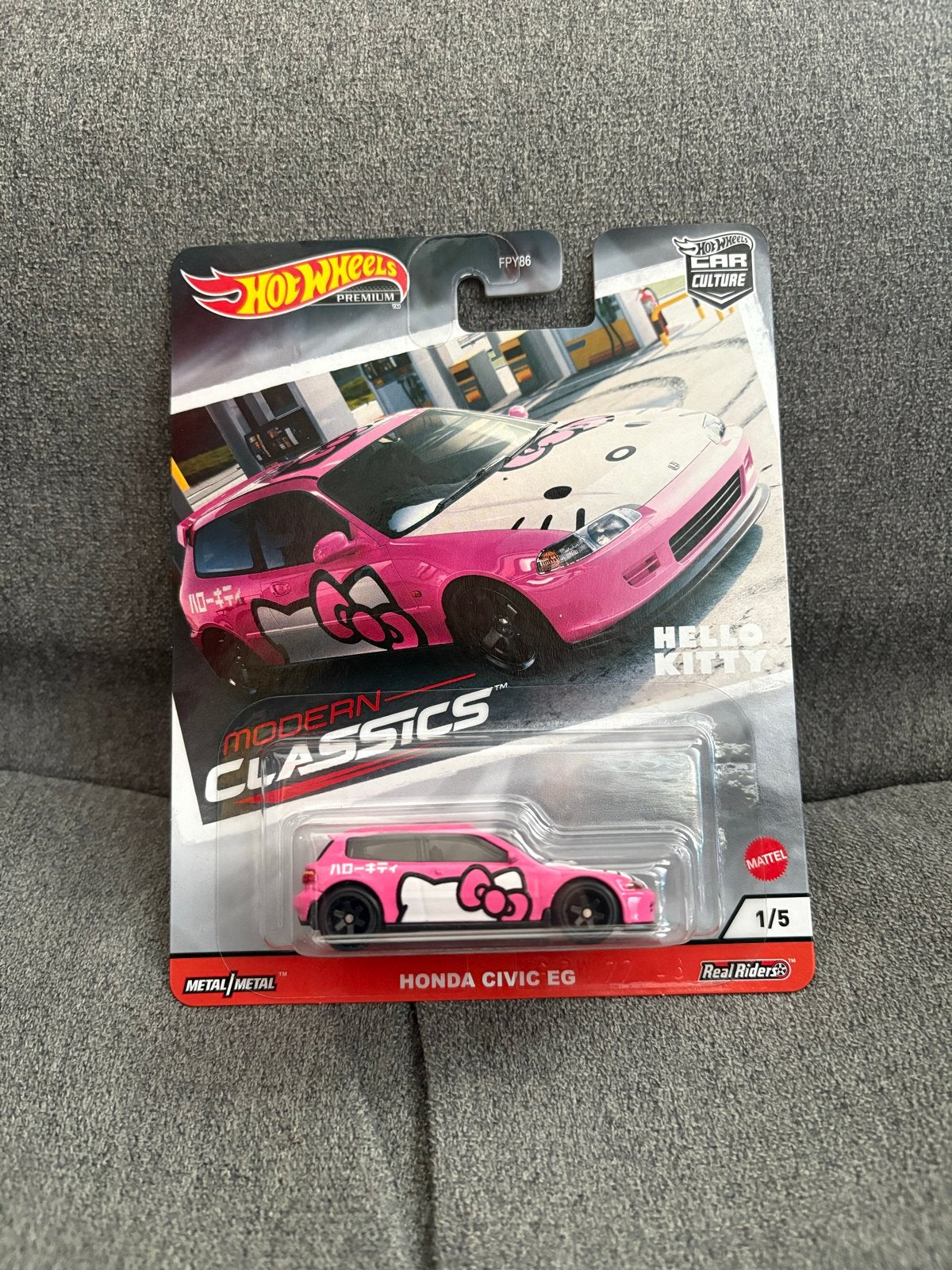Hot Wheels Hello Kitty Honda Civic EG Premium, Ophalen of Verzenden, Nieuw, Auto