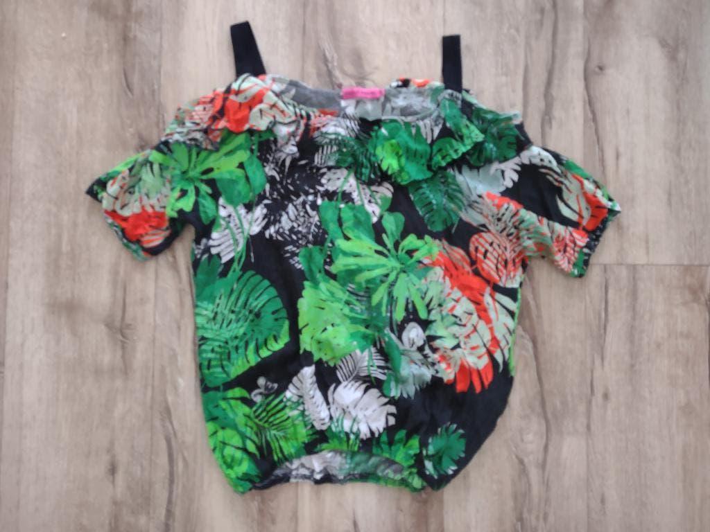 Prachtige groene top met bladeren van Studio Anneloes, S., Studio Anneloes, Onb, Ophalen of Verzenden, Korte mouw
