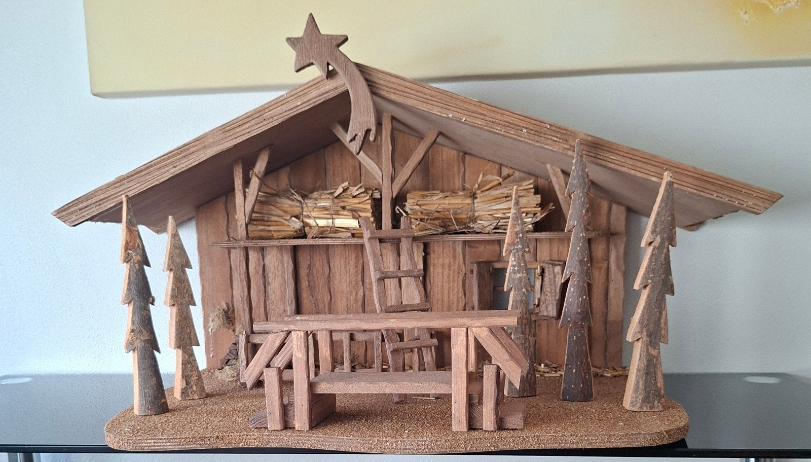 Goebel kerststal - volledig hout, Diversen, Ophalen of Verzenden