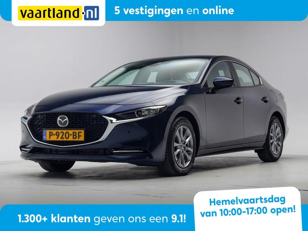Mazda 3 2.0 e-SkyActive-X M Hybrid 186pk Comfort Aut. [ LED, Auto's, Automaat, 1998 cc, Gebruikt, Blauw