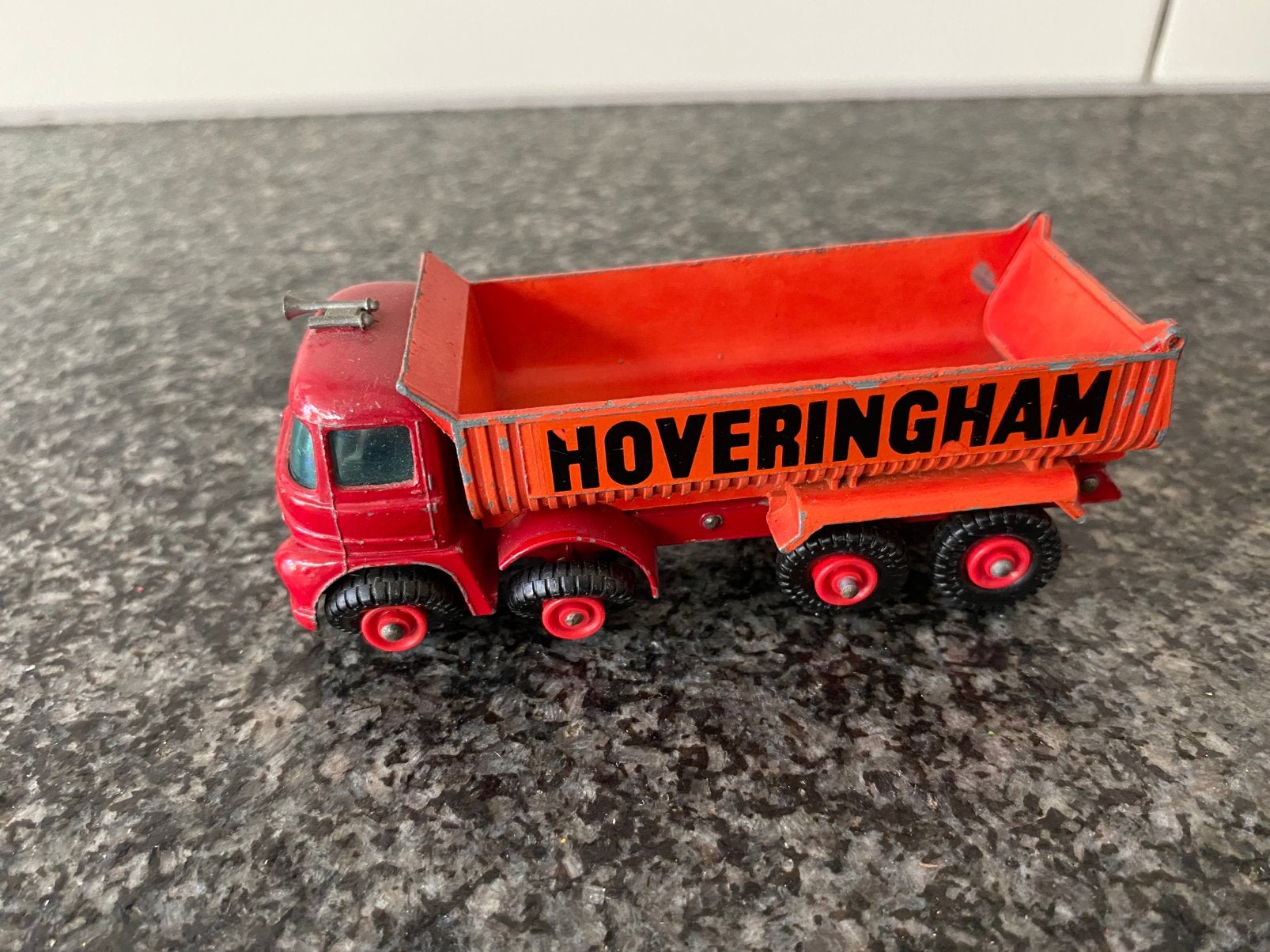 Matchbox Lesney K-1 King Size Hoveringham 8-Wheel Truck, Ophalen of Verzenden, Gebruikt, Bus of Vrachtwagen