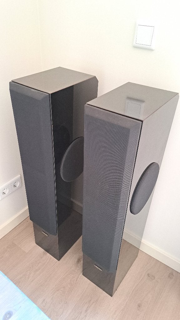 Hepta Four-tune speaker set, Audio, Tv en Foto, Luidsprekers, Vloerstaande luidspreker, Gebruikt, 60 tot 120 watt, Geschikt voor surround/home cinema