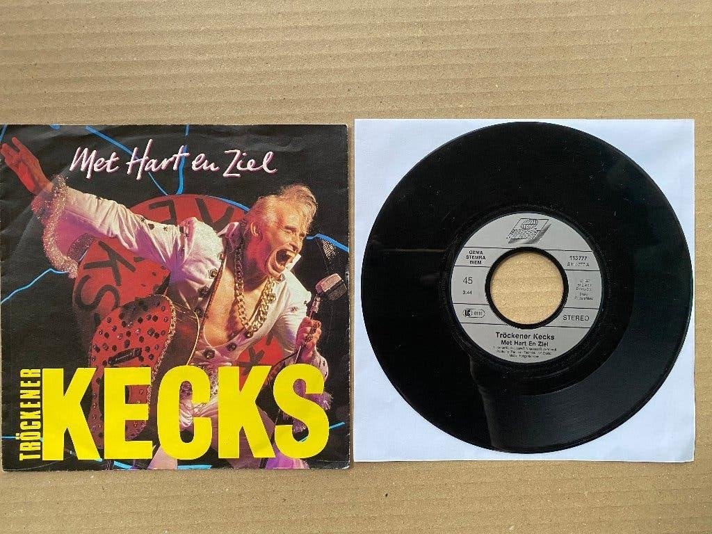 Tröckener Kecks–Met Hart En Ziel nederpop classic 7" single, Cd's en Dvd's, Gebruikt, Fotohoes, 7 inch, Ophalen of Verzenden