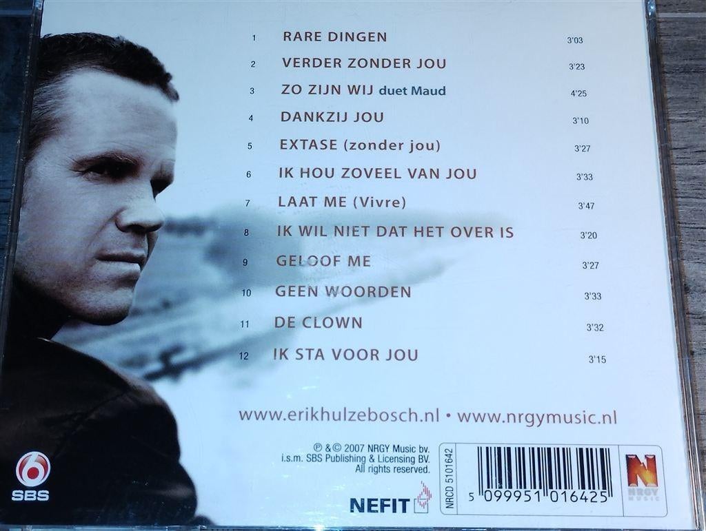 Erik Hulzebosch - Zwart IJs, Ophalen of Verzenden, Zo goed als nieuw, Levenslied of Smartlap