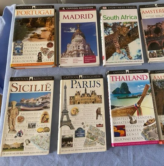 Capitool Reisgids - Sicilië, Parijs, Portugal, Madrid, Gelezen, Capitool, Europa, Ophalen of Verzenden