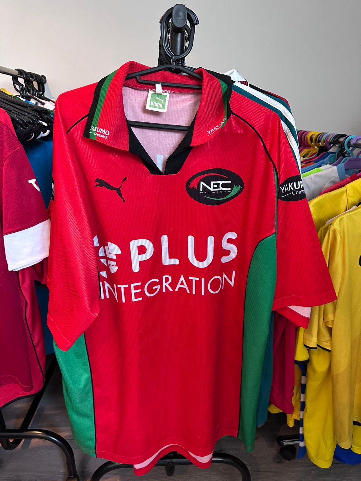 Oud NEC Nijmegen voetbal shirt uit 2001/2002, Groter dan maat XL, Verzenden, Zo goed als nieuw, Shirt