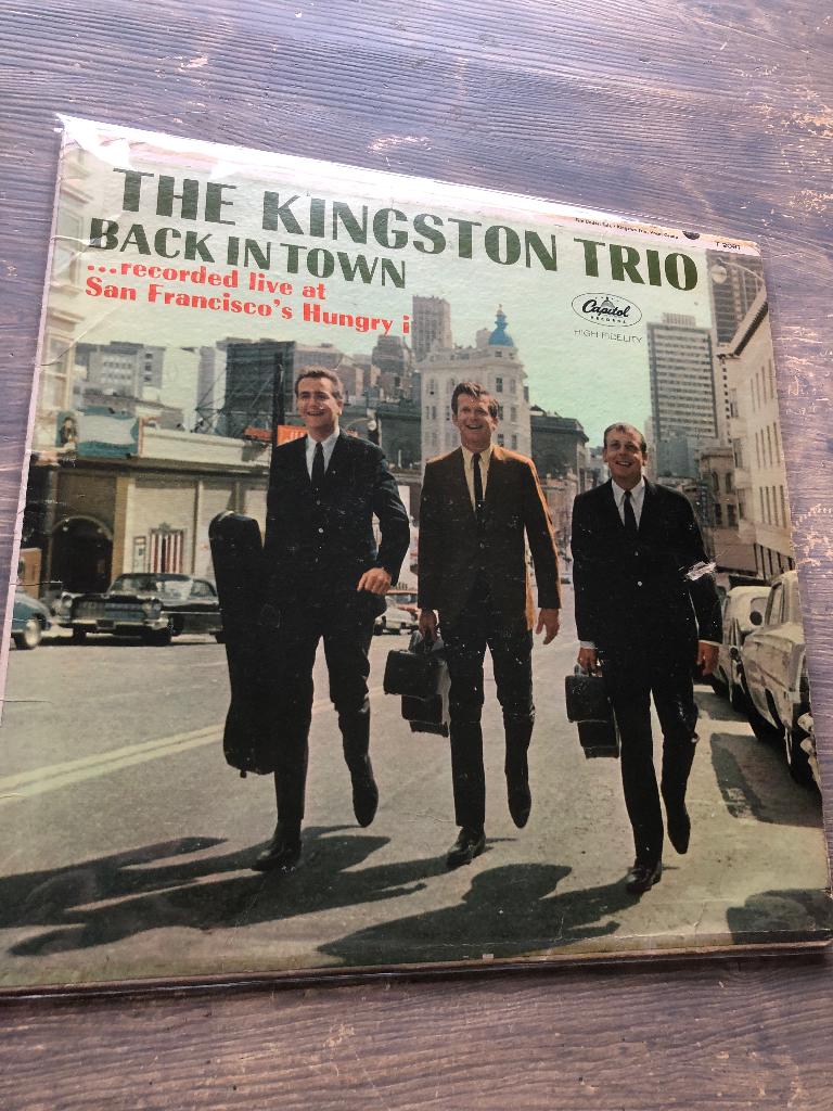 Kingston Trio - Back In Town LP, Ophalen of Verzenden, 1960 - 1969, Gebruikt, 12 inch