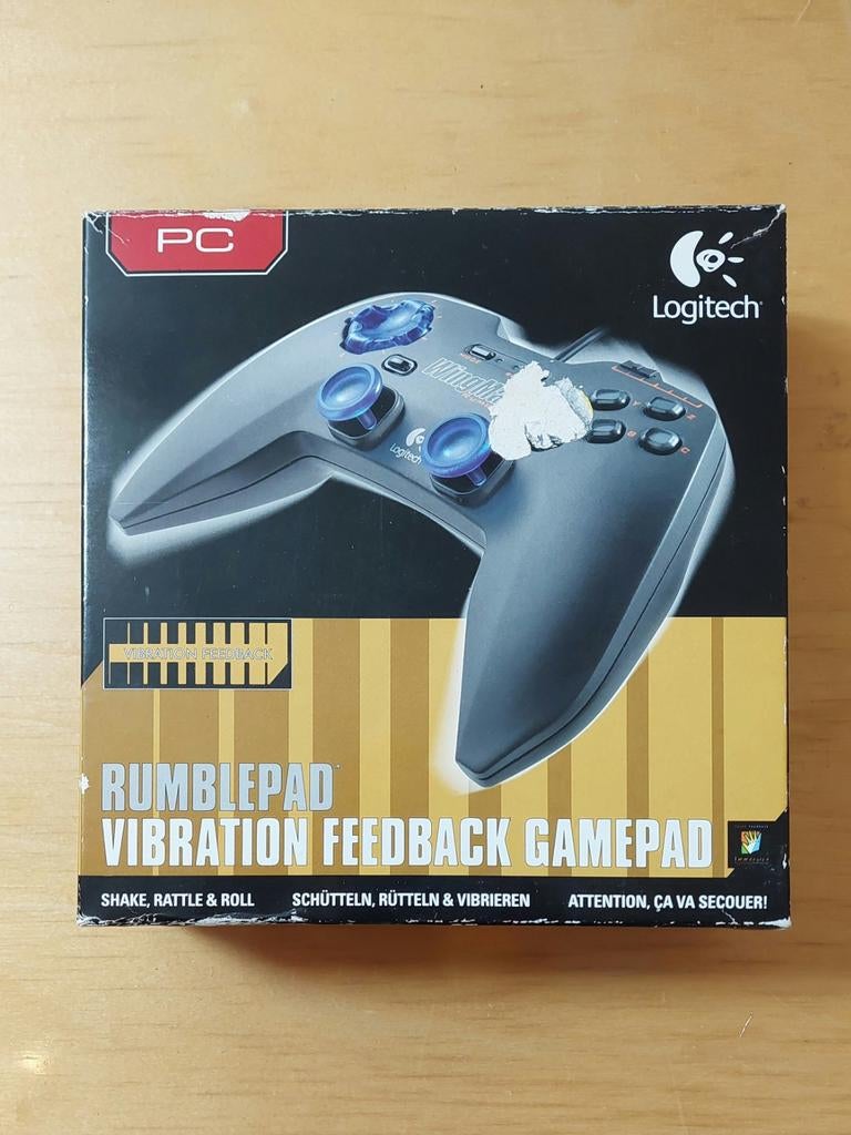 Nieuwe Logitech RumblePad USB voor Mac en PC, Ophalen, Nieuw