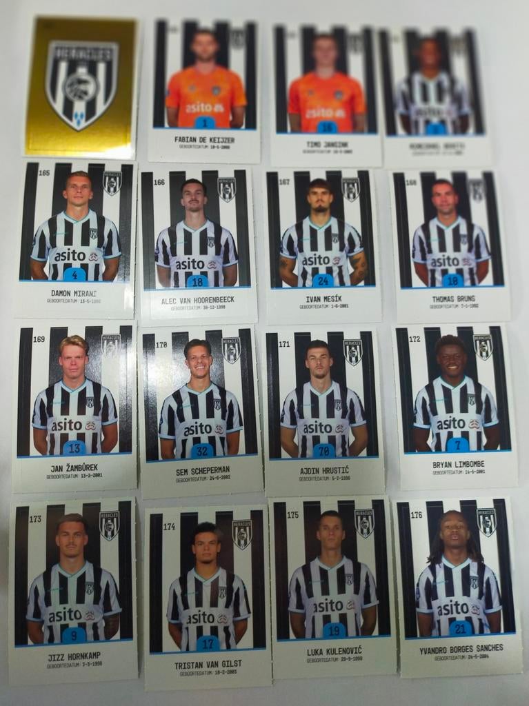 Voetbalplaatjes Heracles Almelo, Ophalen of Verzenden