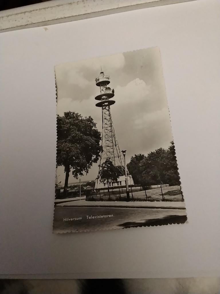 HILVERSUM. TELEVISIETOREN. 1960, Ophalen of Verzenden, 1940 tot 1960, Noord-Holland