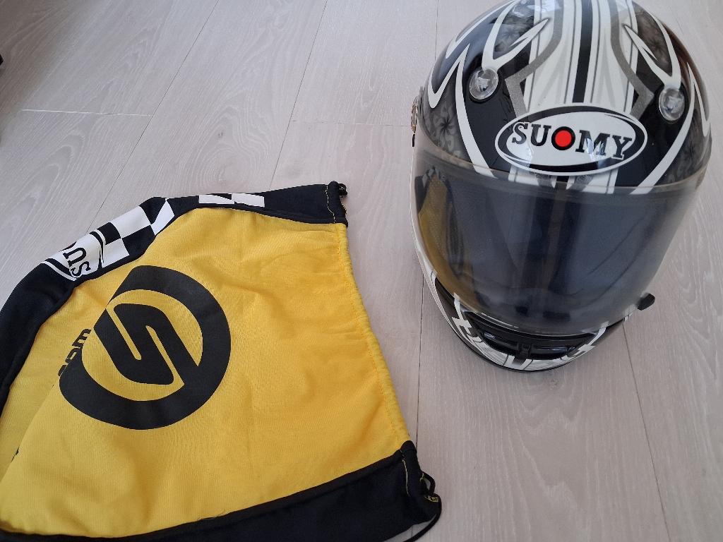 Suomy motorhelm maat XS, Motoren, Kleding | Motorhelmen, XS, Integraalhelm, Tweedehands, Ophalen