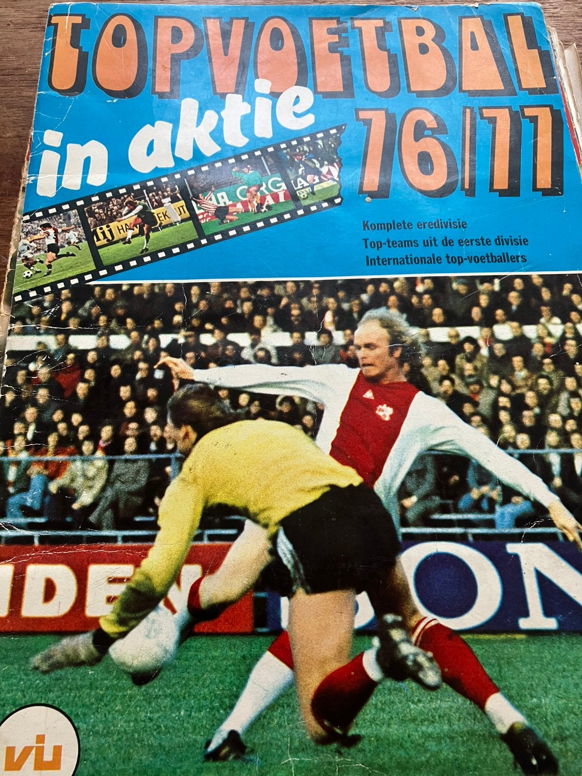 Panini vanderhout 1976-1977, Ophalen of Verzenden, Gebruikt, Buitenlandse clubs, Poster, Plaatje of Sticker