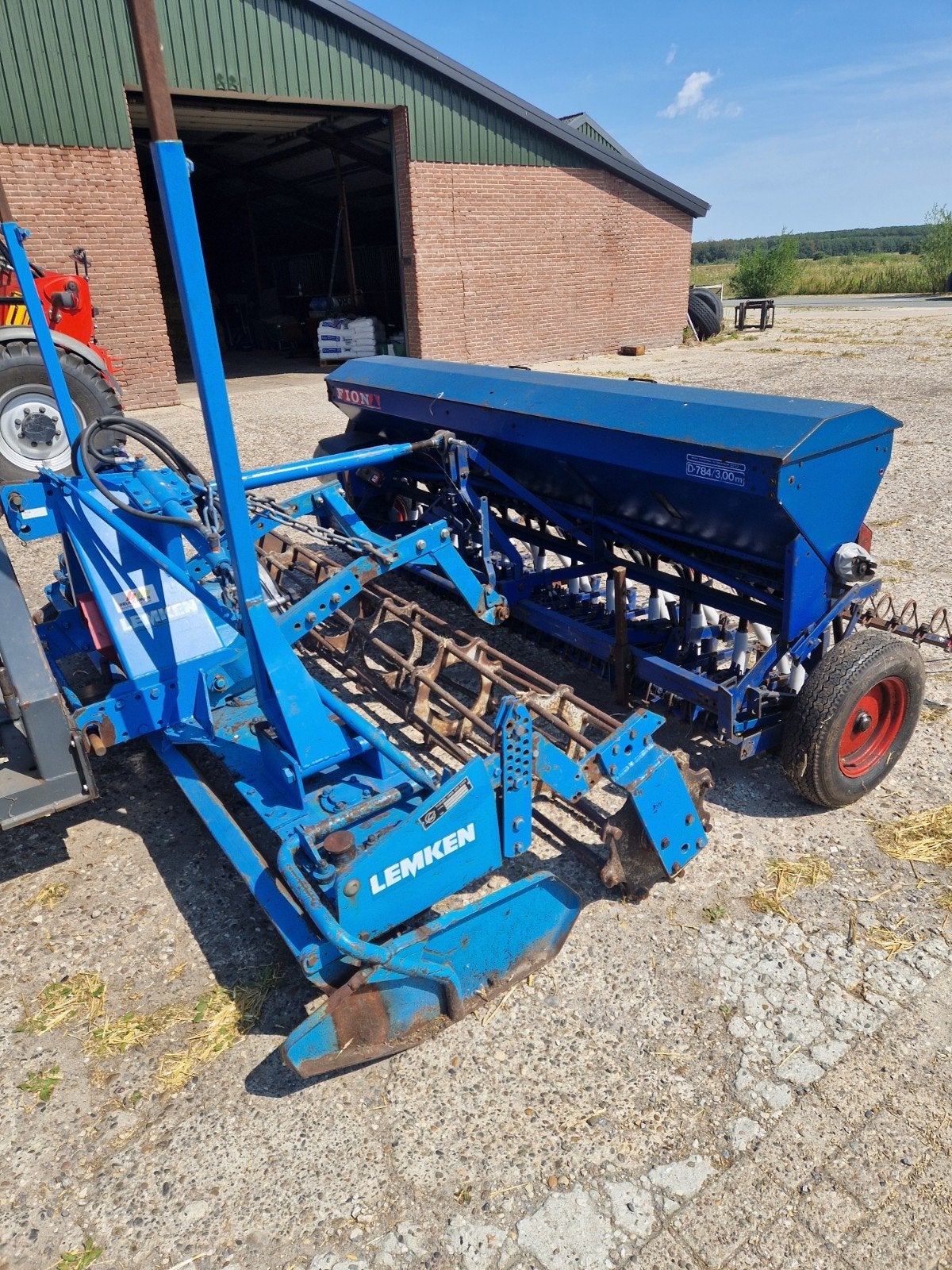 lemken kopeg met Fiona zaaimachiene  3 meter., Ophalen of Verzenden, Grondbewerking