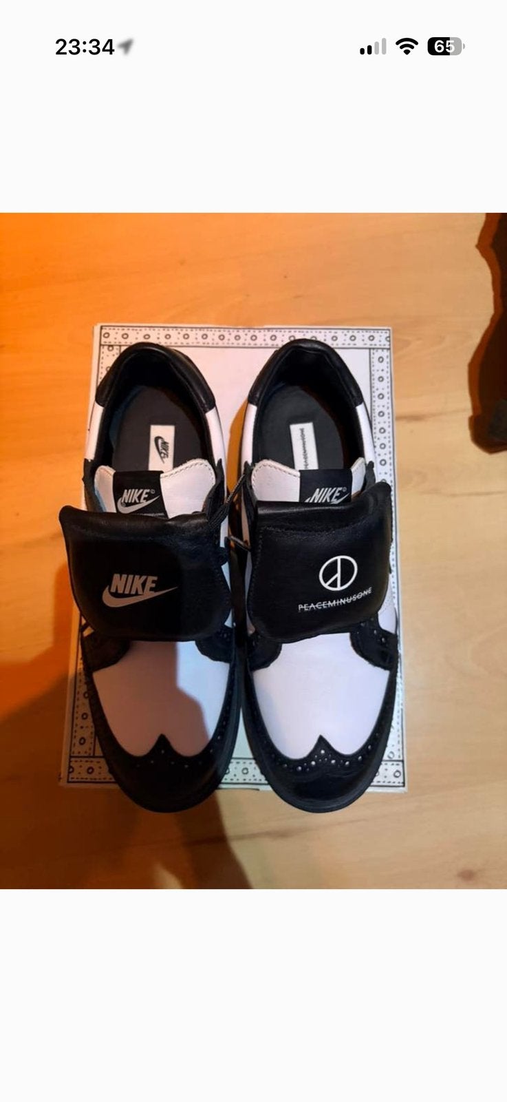 Nike Kwondo 1 PEACEMINUSONE – Maat 41, Ophalen of Verzenden, Zo goed als nieuw, Zwart