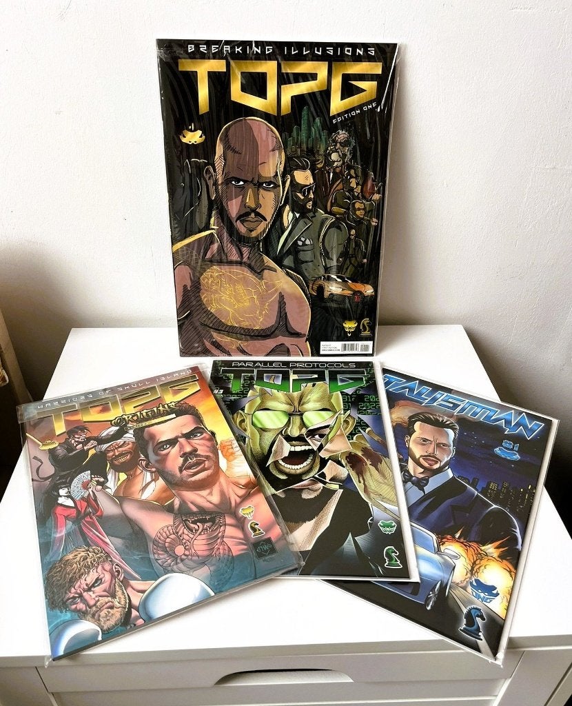 Andrew Tate - FULL SET TOP G DNG Comic Book RARE - 2023, Amerika, Andrew Tate, Complete serie of reeks, Nieuw