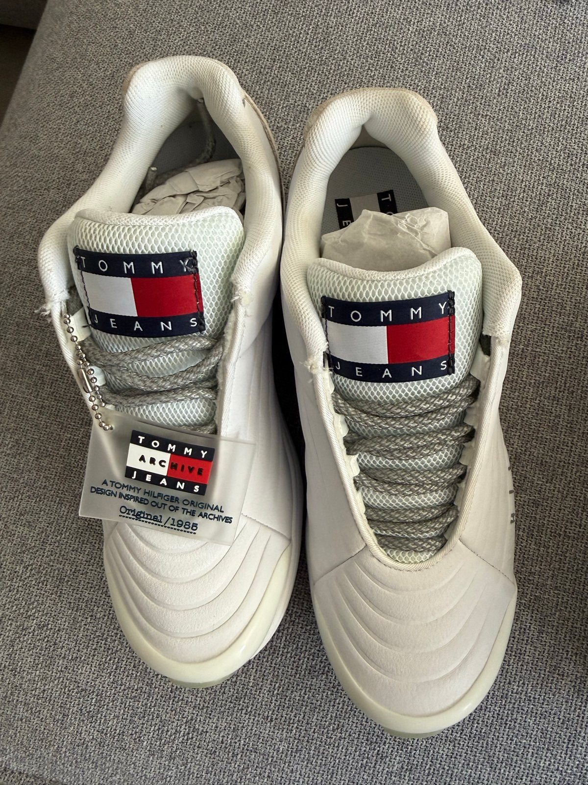 Nieuwe Tommy Hilfiger Heritage Tommy Jeans Sneakers Maat 40, Wit, Nieuw, Ophalen of Verzenden, Sneakers of Gympen