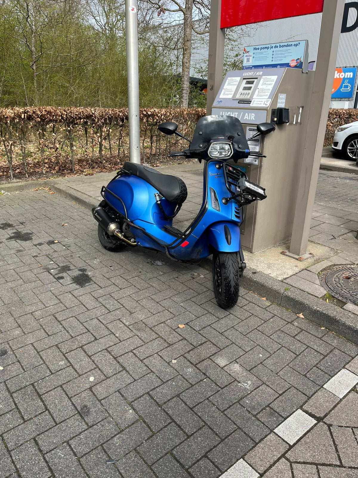 Vespa sprint 80cc full malossi, Fietsen en Brommers, Scooters | Piaggio, Zo goed als nieuw, Overige modellen, Maximaal 45 km/u