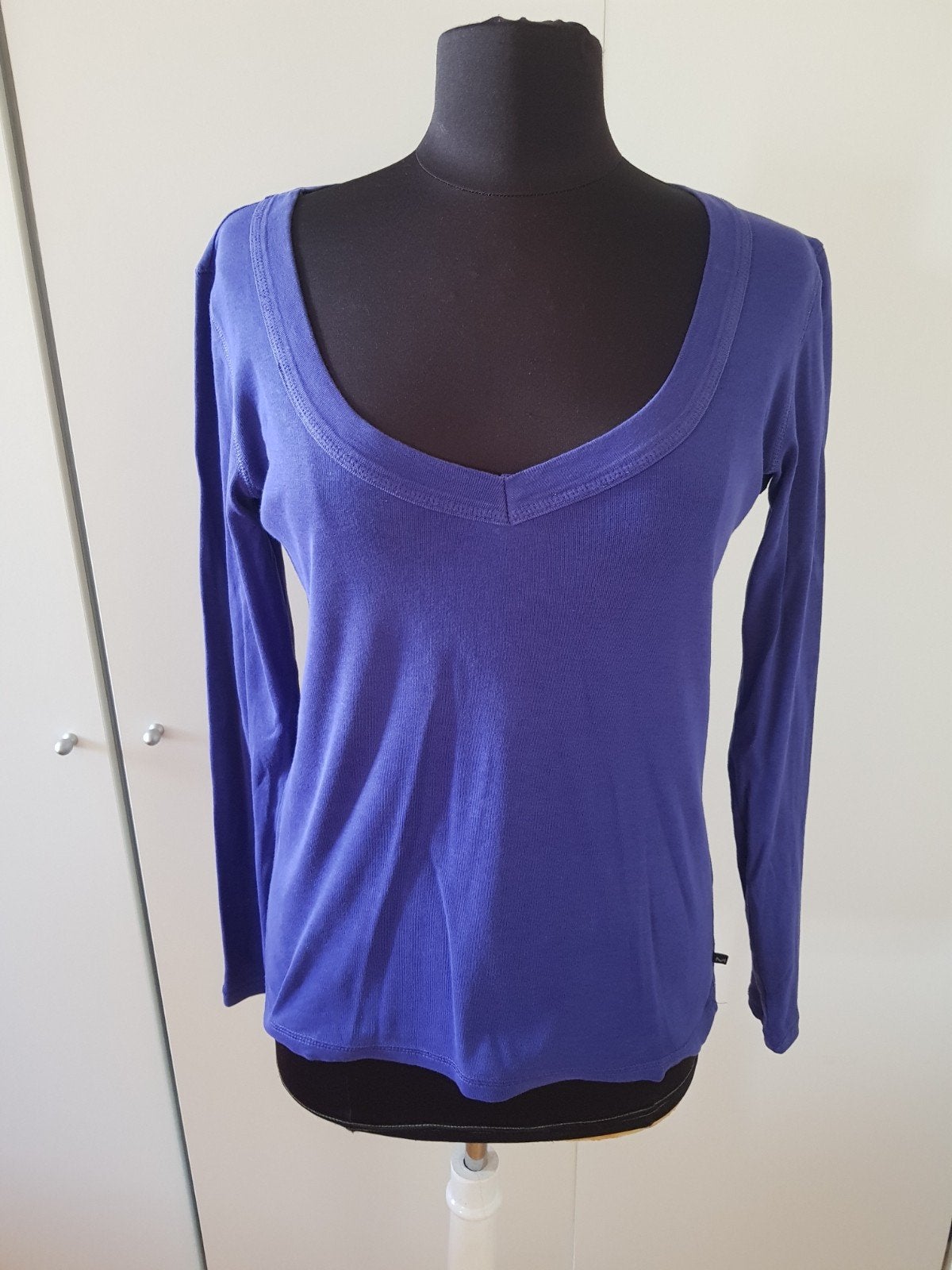 Paars Vero Moda Basic truitje V-hals –maat L –100% katoen, Vero Moda, Paars, Maat 42/44 (L), Ophalen of Verzenden