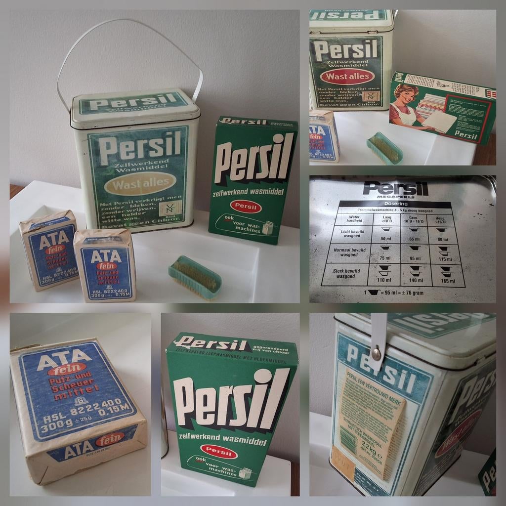 Persil wasmiddel blik, Ata verpakkingen & borsteltje, Antiek en Kunst, Ophalen of Verzenden