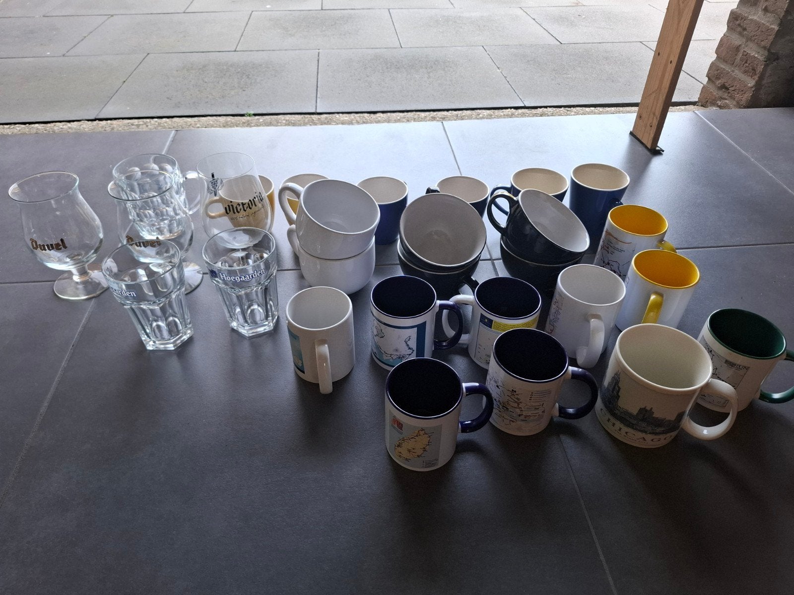 Verzameling mokken, soepkommen en bierglazen, Ophalen, Gebruikt, Kom(men), Overige stijlen