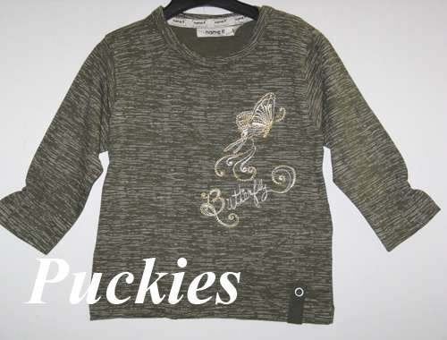 Maat 86 Groene Name It longsleeve NIEUW (7998) a, Kinderen en Baby's, Babykleding | Maat 86, Meisje, Nieuw, Ophalen of Verzenden