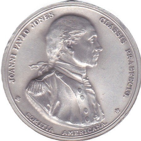 JOHN PAUL JONES SHIP  MILITAIRE MEDAILLE, Ophalen of Verzenden, Overige materialen