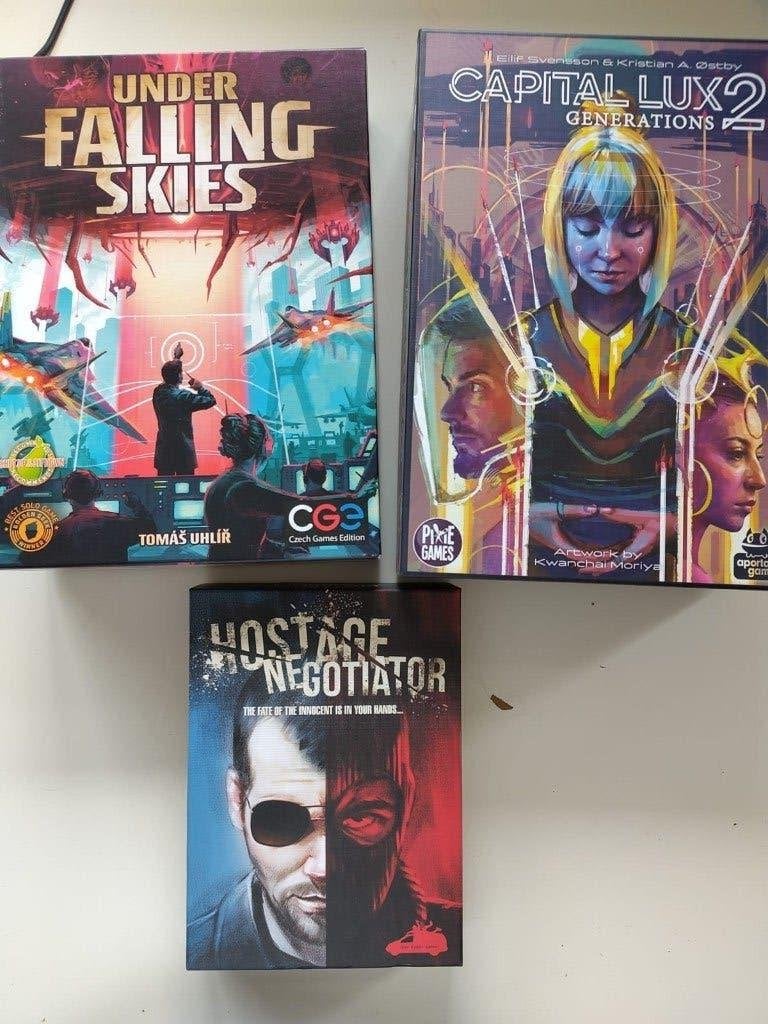 Small box boardgames, Een of twee spelers, Ophalen of Verzenden, Gebruikt