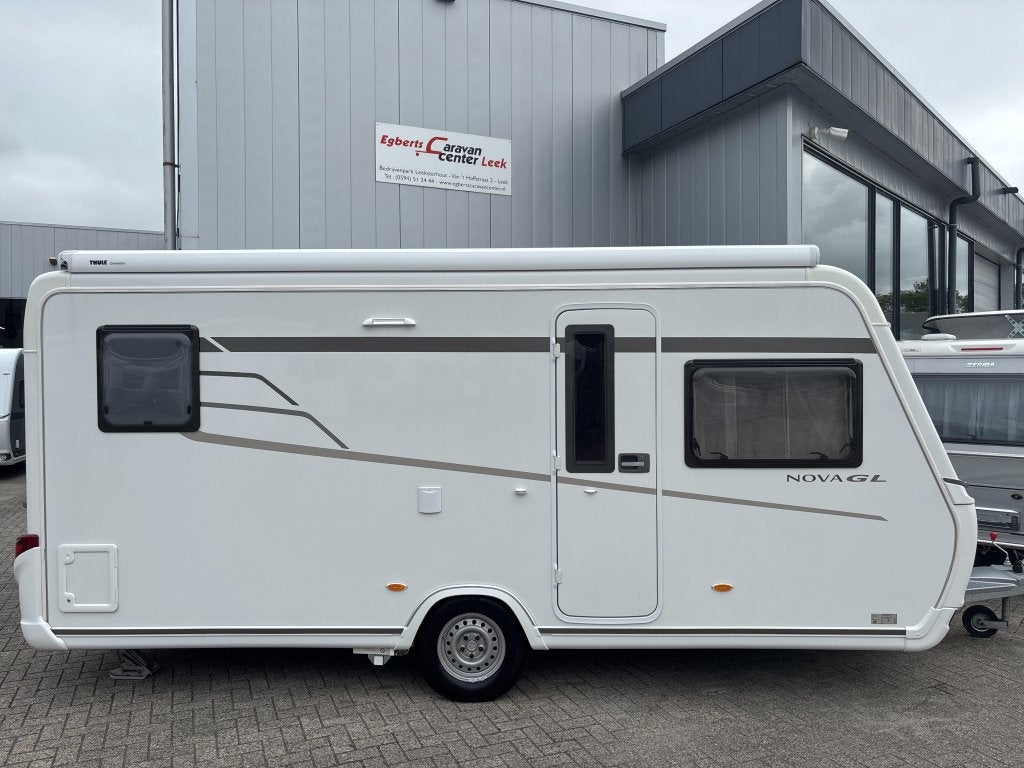 Eriba Nova GL 465 Mover luifel airco Unico, Caravans en Kamperen, Schokbreker, Rondzit, Bedrijf, Overige typen