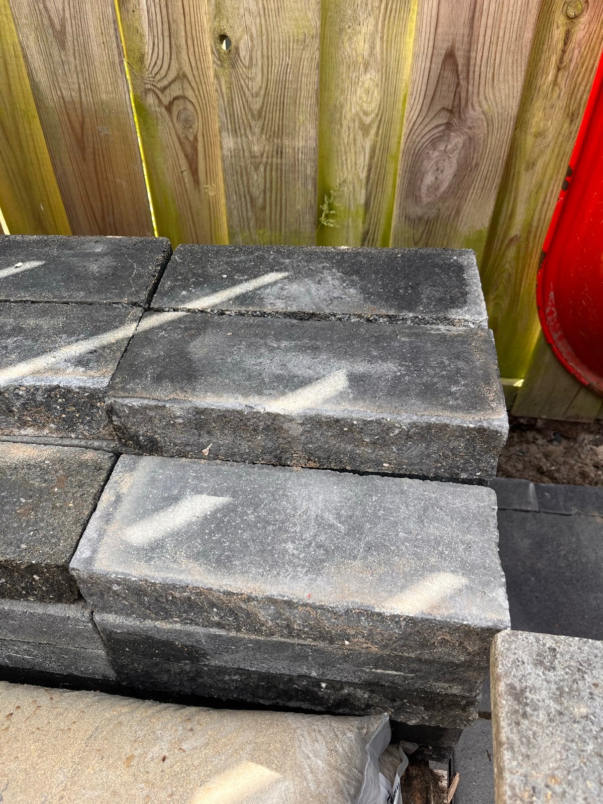 Stapelblok, Tuin en Terras, Tegels en Klinkers, Ophalen, Gebruikt, Overige typen, Minder dan 5 m²