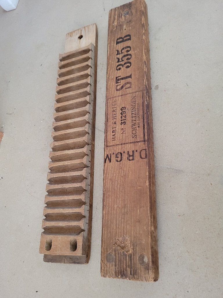 mooie oude houten sigaren pers, Ophalen