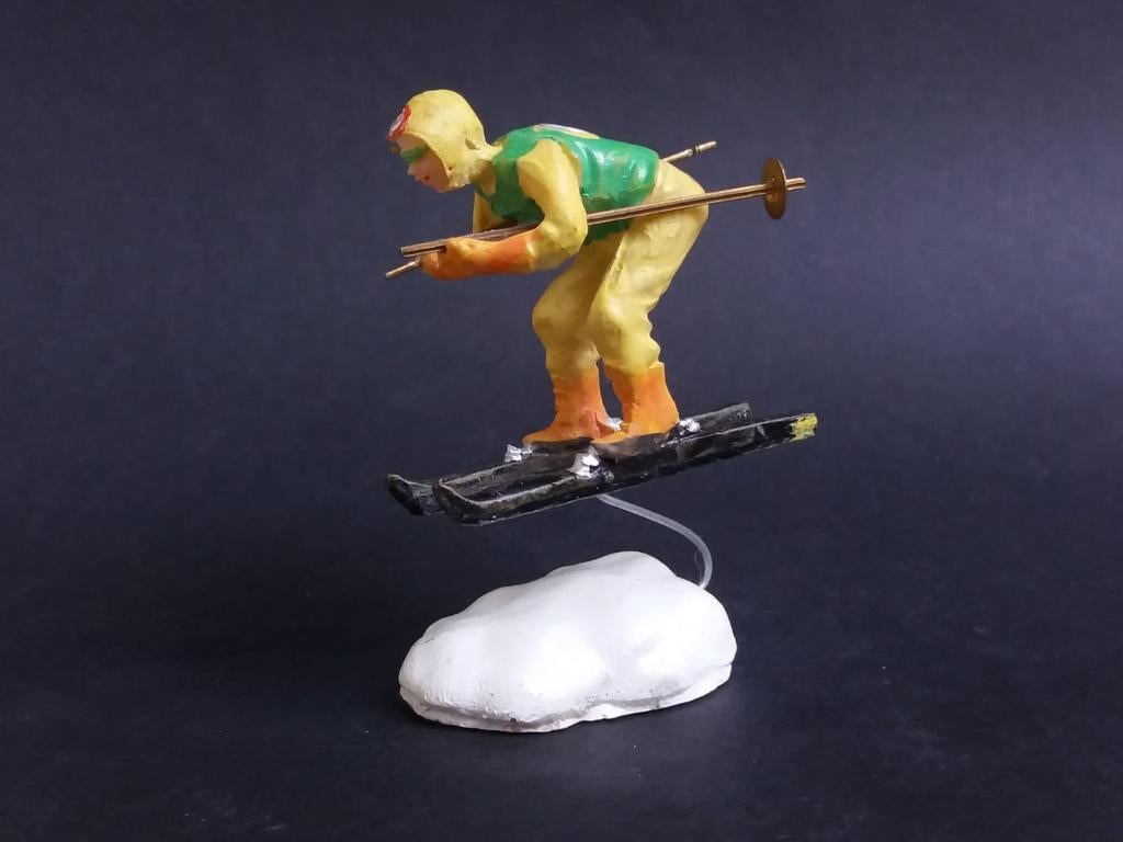 Lemax kerst figuur c51 kerstdorp ski, Verzenden